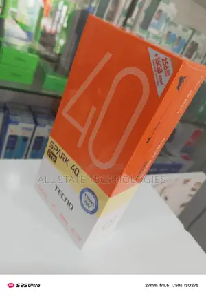 New Tecno Spark 40 Pro 256 GB Black