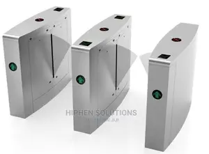 2 Channels Flap Barrier Gate Automatic Systems Turnstiles IR Sensor