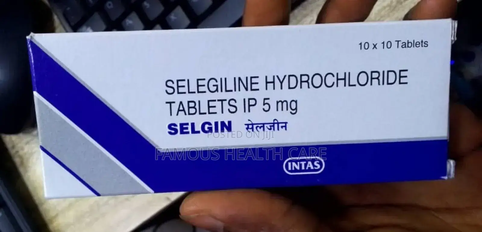 Selegiline Hydrochloride Tablets