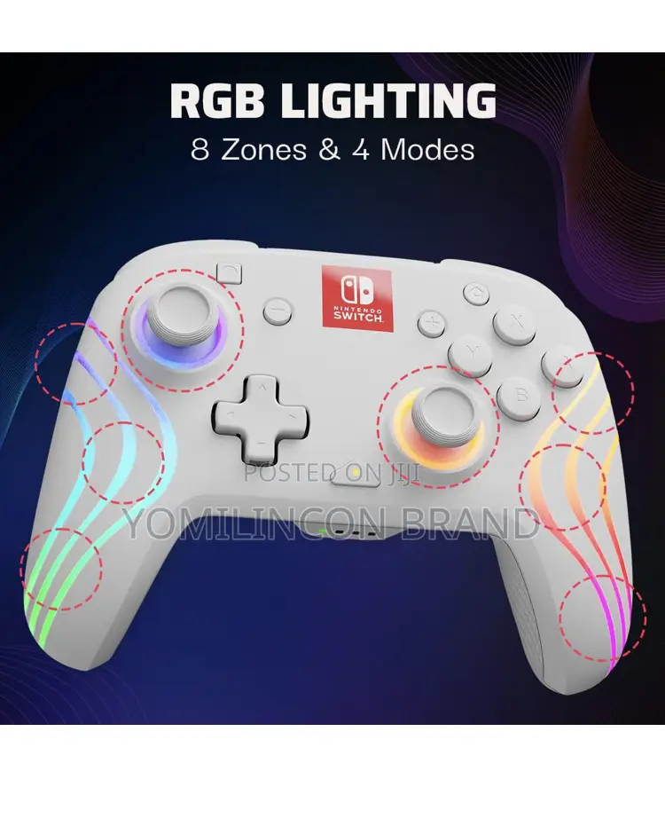 PDP Afterglow Wave Wireless RGB Gaming Controller - Nintendo Switch/S