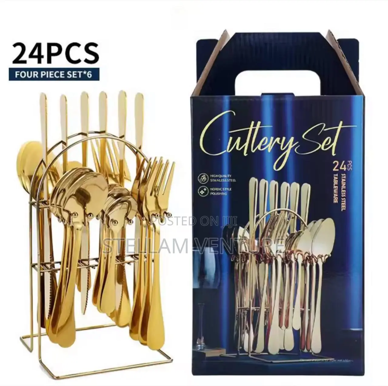 24pcs Cutlery Set