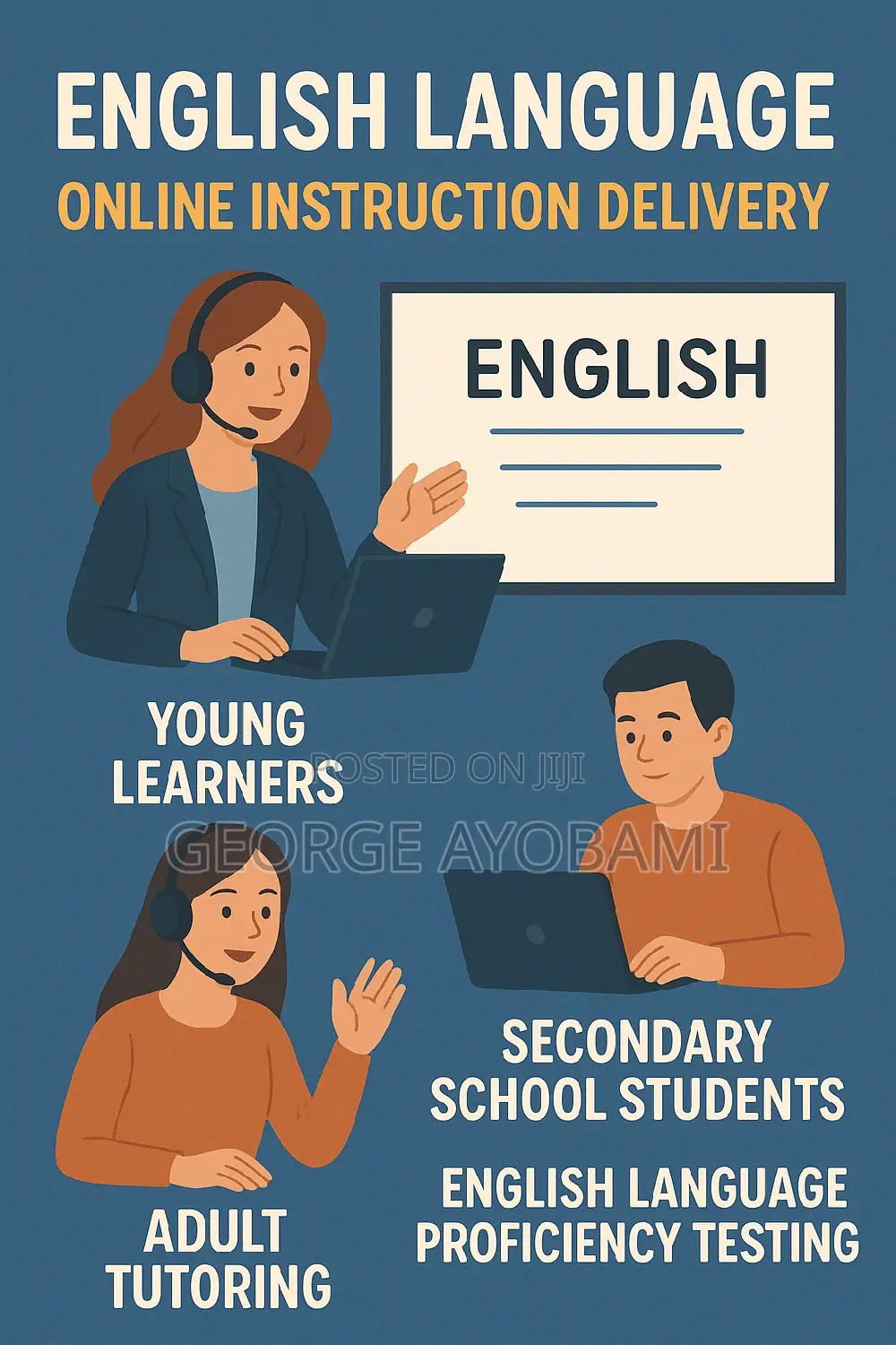 English Language and Oral English Online Tutoring.