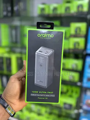 Oraimo Powerjet 130w Ultra Fast Powerbank For Laptop And Phones