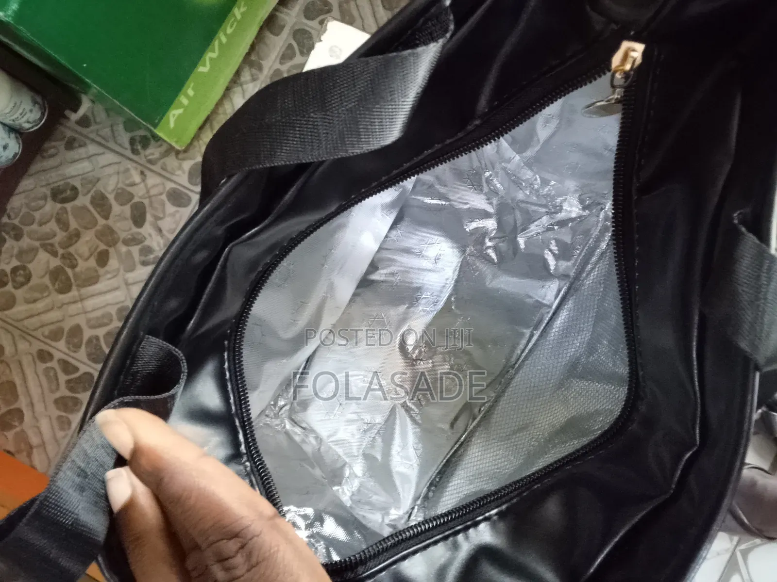 Black/Brown Lunch Bag
