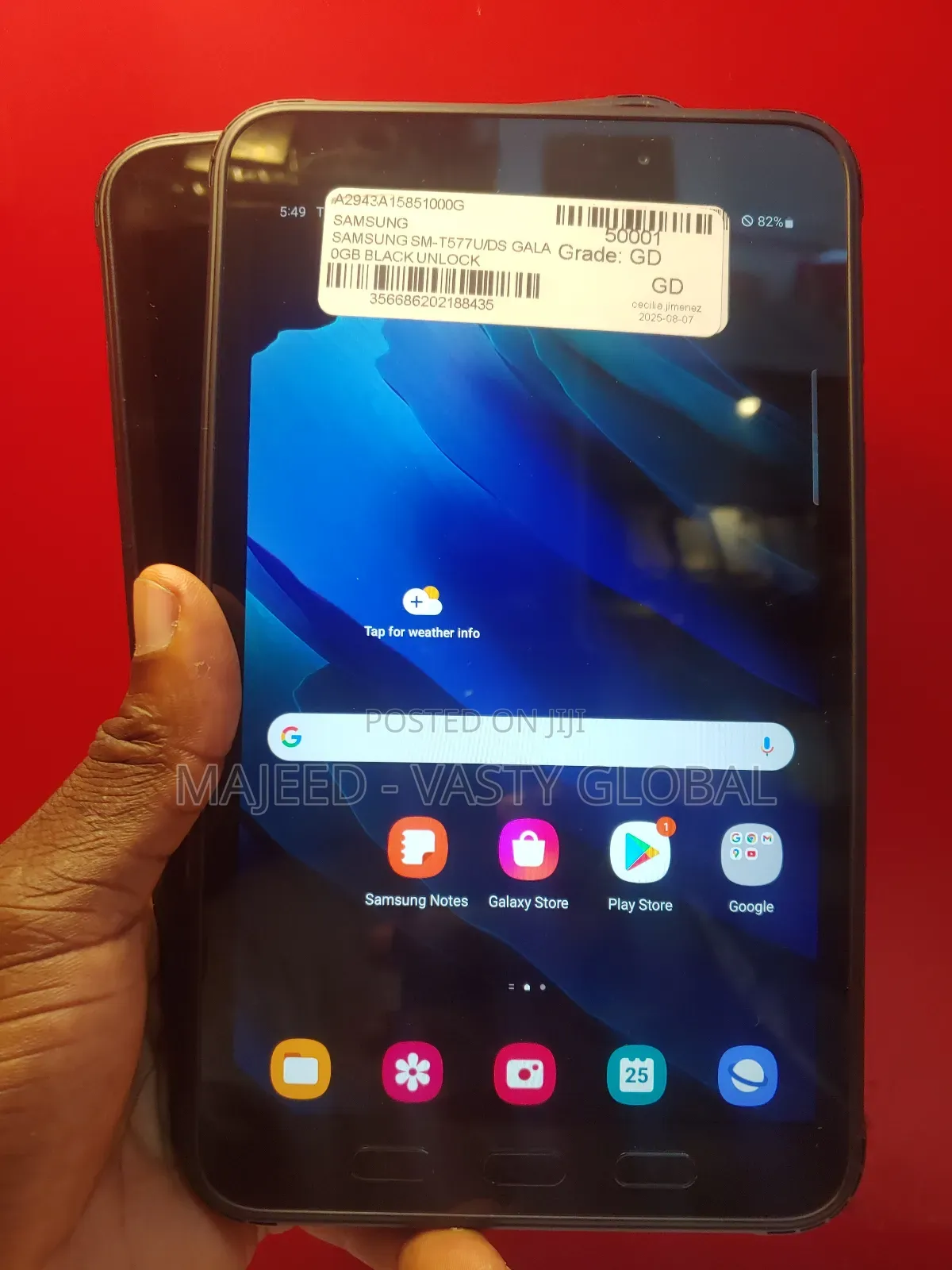 Samsung Galaxy Tab Active3 LTE 64 GB Black