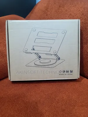 Foldable 3600 Rotation Height Adjustable Laptop Stand (Metal)