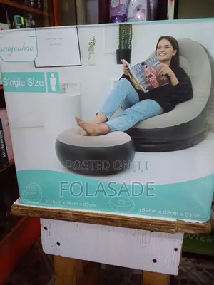 Inflatable Lounge Chair With Footrest