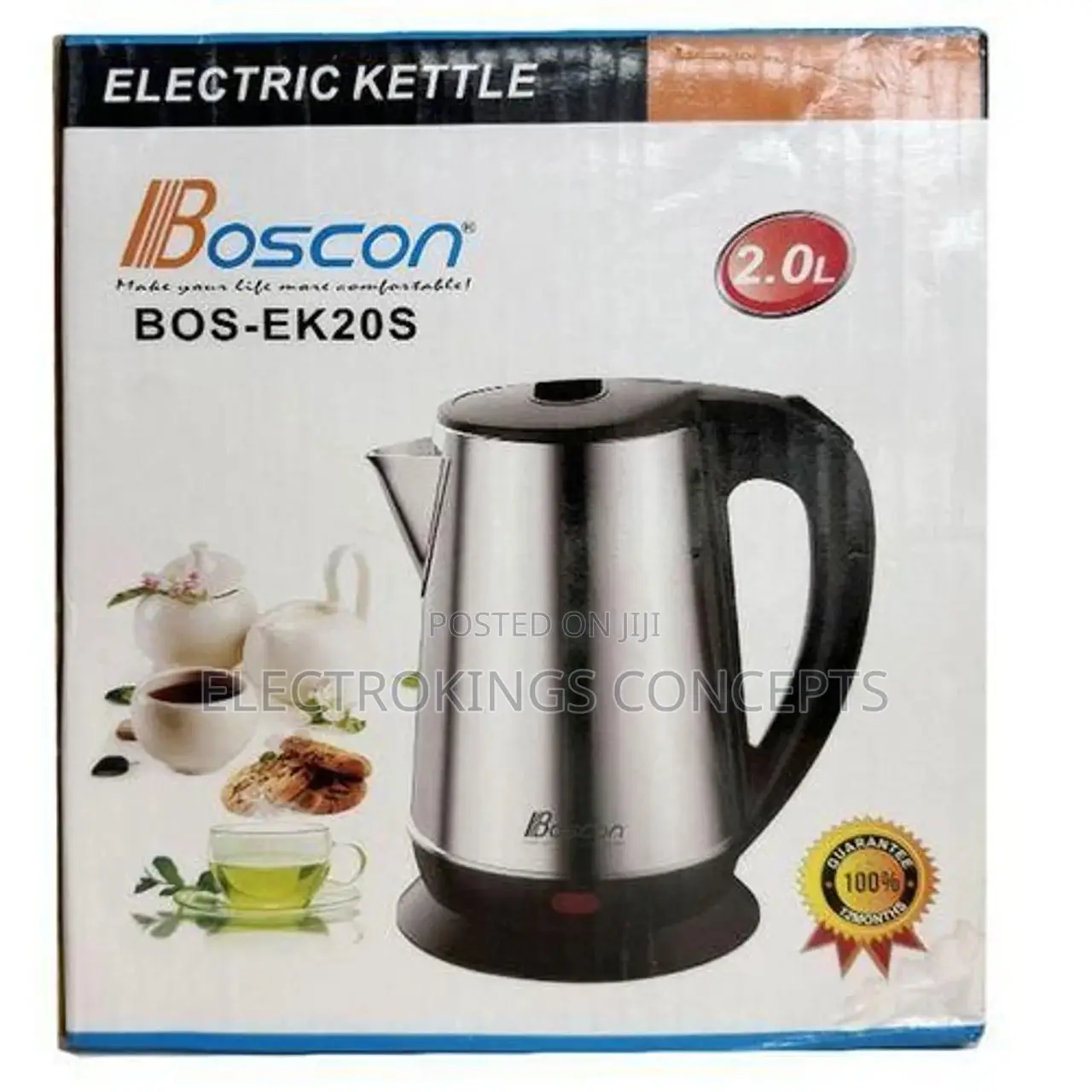 Boscon Electric Stainless Steel Kettle