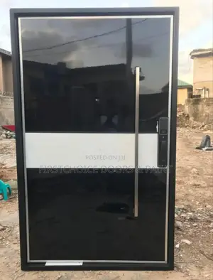 4ft by 7 Pivot Door With Smart Lock