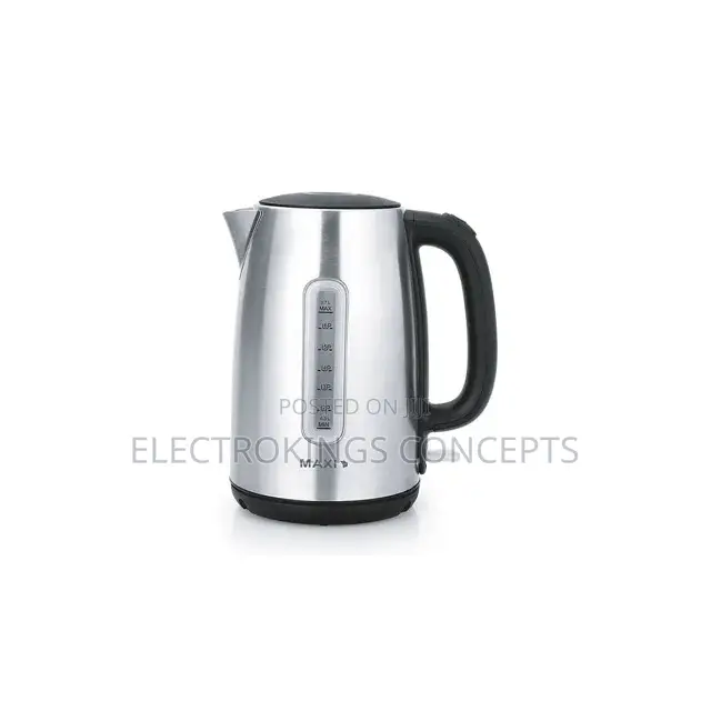 Maxi 1.7 Liters Electric Kettle Silver | Mk-17s30a2