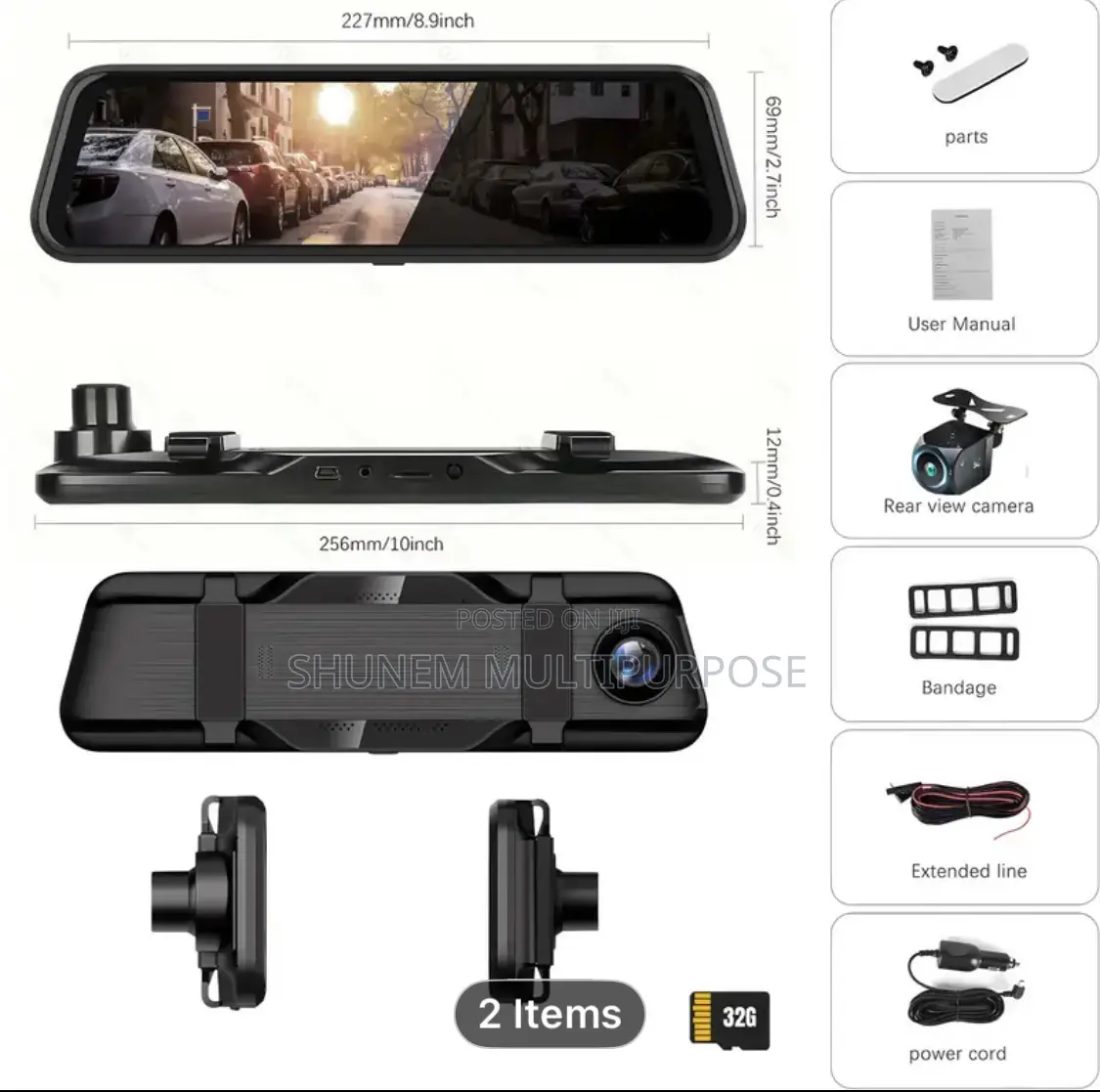 Car Mirror Dashcam
