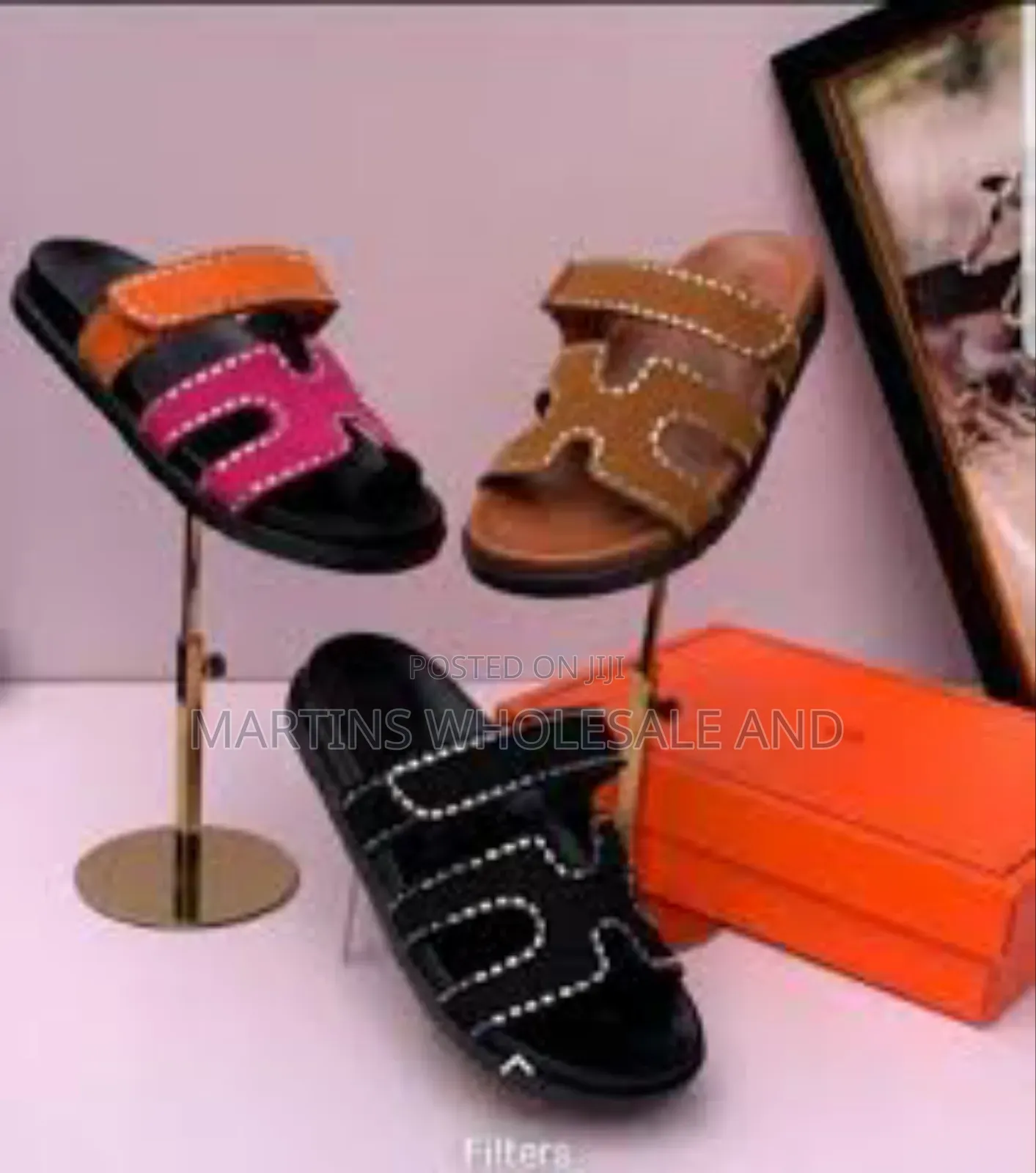 Unisex Hermes Slippers