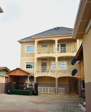 A Two-Storey Hotel With 20 Rooms at Woji, Port-Harcourt on 1 1/2 Plots