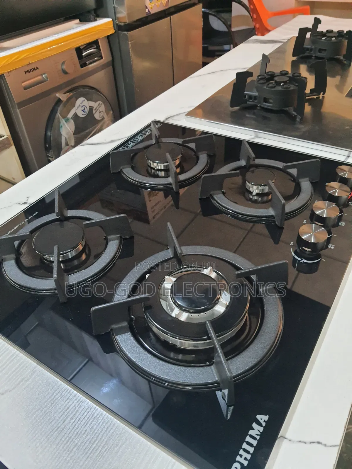 Inbuilt 4 Burners