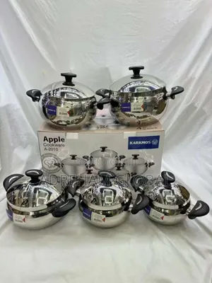 Apple 5pcs Karkmos Turkey  Stainless Cooking Pot