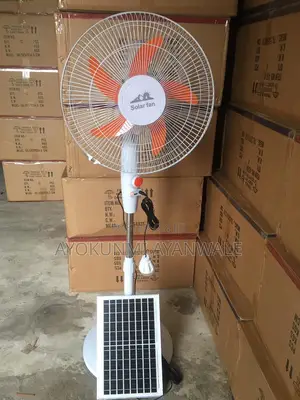 16 Inches Solar and Rechargeable Fan