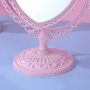Pink White Mirror Table Decoration Table Mirror