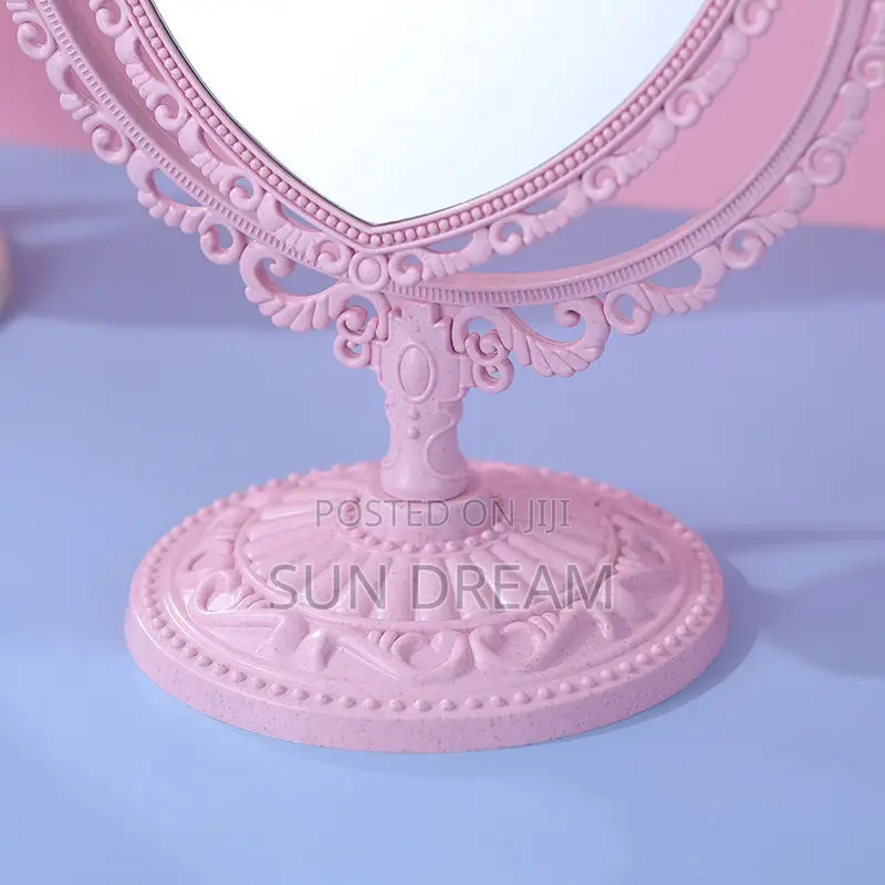 Pink White Mirror Table Decoration Table Mirror