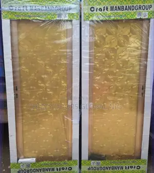 Food Toilet Tampered Golden Glass Door