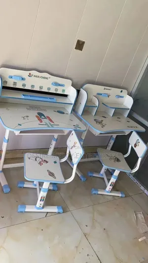 Children Wood Desk and Chair
