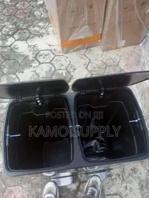 Double Pedal Waste Bin, Stainless Steel 2x3l Compartment