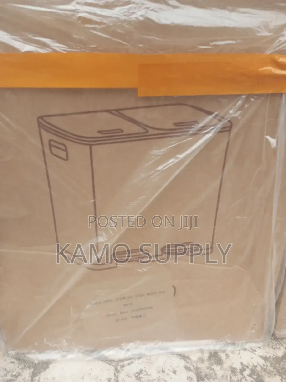 Double Pedal Waste Bin, Stainless Steel 2x3l Compartment