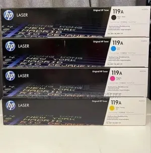Hp 119a Black, Cyan, Yellow, Magenta Toner Cartridge