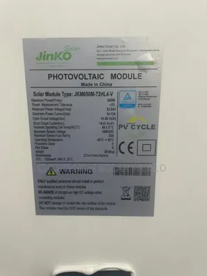 Solar Energy Jinko Solar Panel 650watts