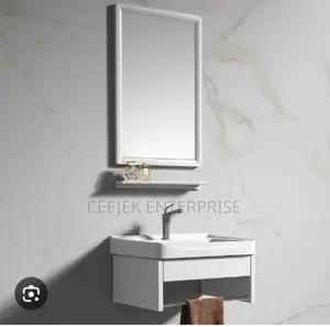 Hanging Carbinate Basin With Mirror
