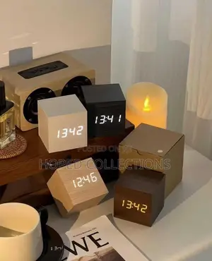 Wooden Digital Alarm Clock
