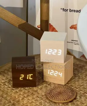 Wooden Digital Alarm Clock