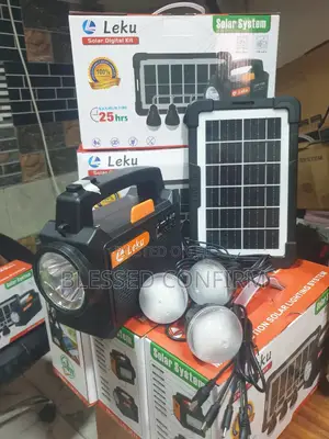 Solar Kit and Speaker With 3bulb and Solar Panel