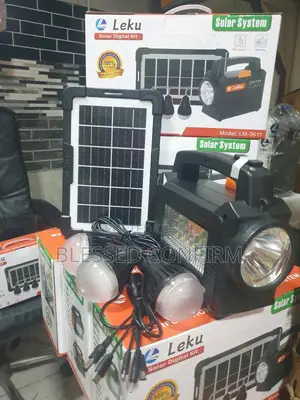 Solar Kit and Speaker With 3bulb and Solar Panel