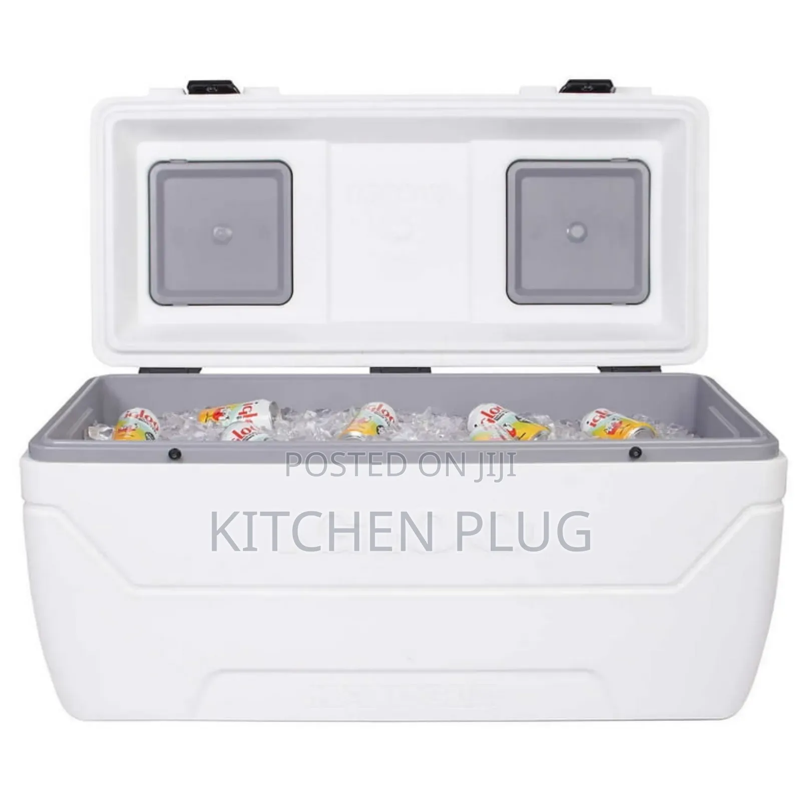 Igloo 165 Quart Maxcold Chest Ice Cooler With Butterfly Access Hatch,