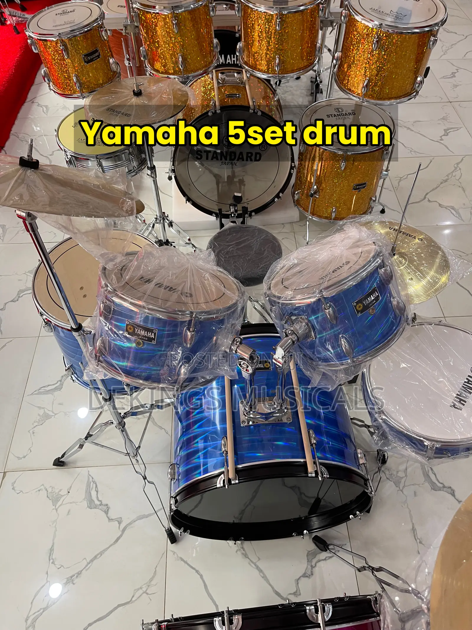 Yamaha Drum Set 5 Piece With Cymbals And Drum Throne