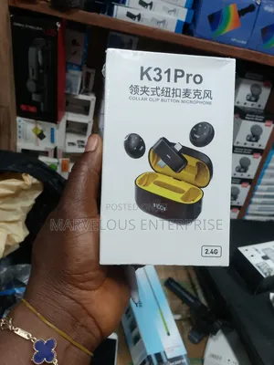 K31pro Collar Clip Button Microphone.