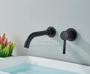 Wall Mount Mate Black Mixer Tap