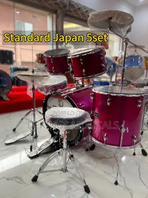 Standard Japan Complete Drum Kit - 5 Piece Drum, Cymbals & Drum Seat