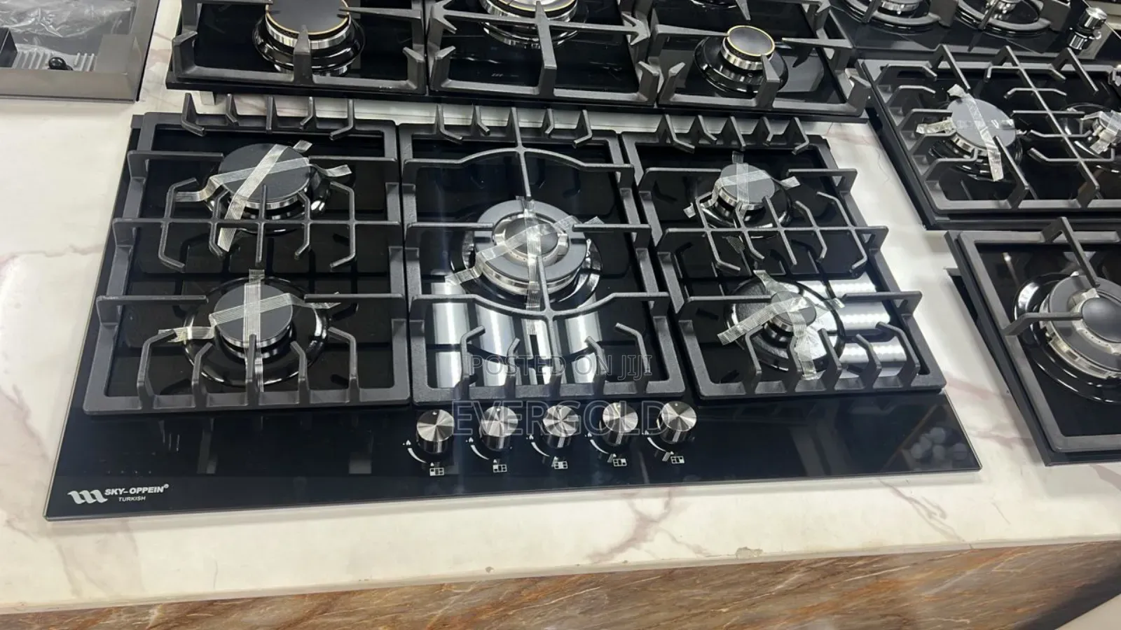 5 Burner Built-in Gas Cooker With Sure Guaranteed