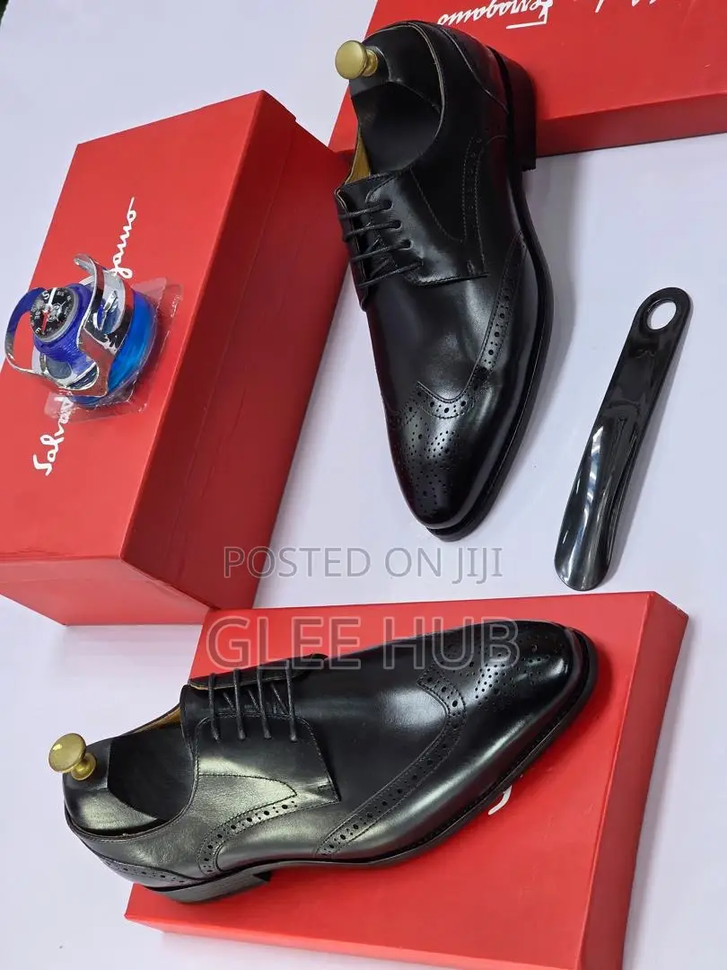 Salvatore Ferragamo Solid Corporate Shoes