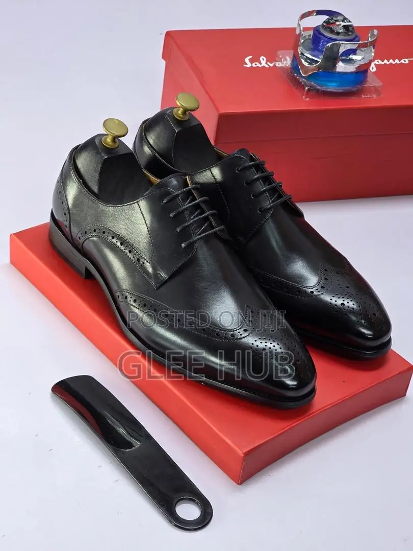 Salvatore Ferragamo Solid Corporate Shoes