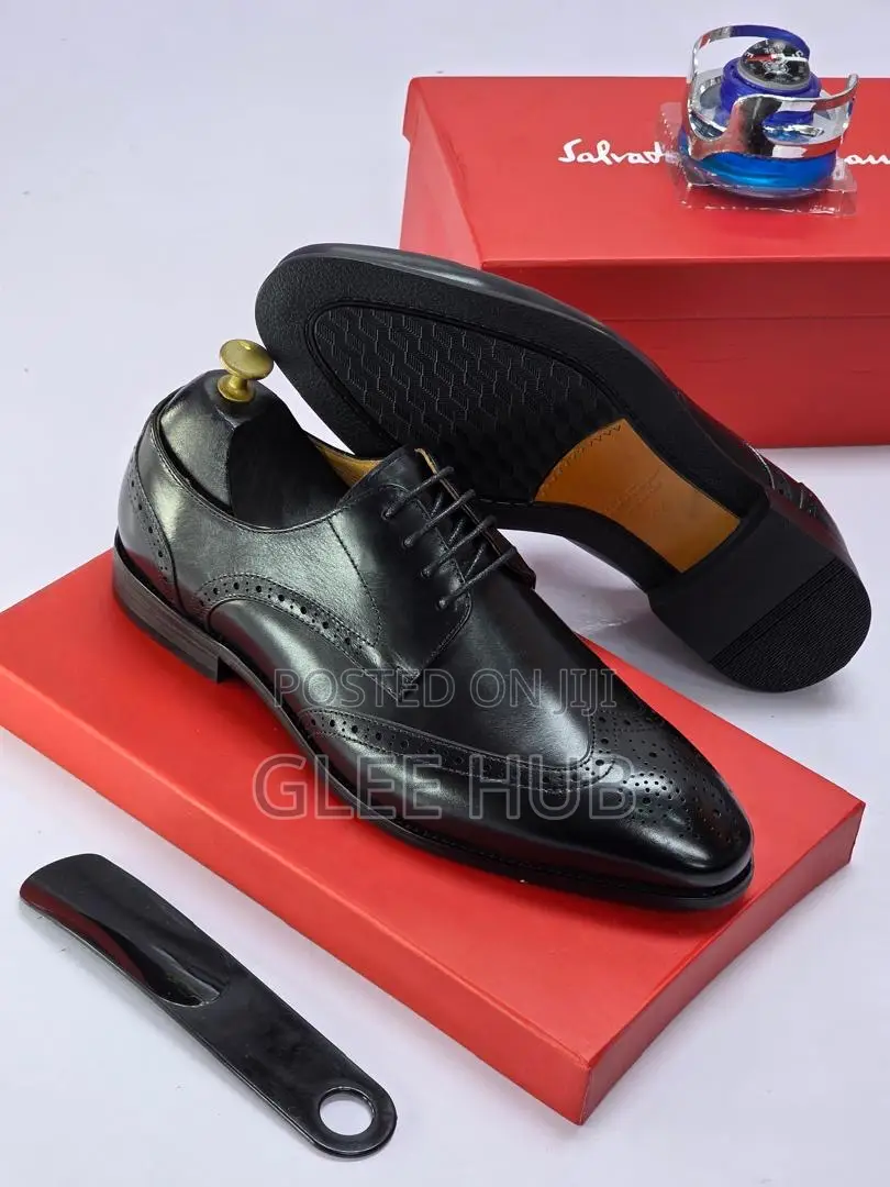 Salvatore Ferragamo Solid Corporate Shoes