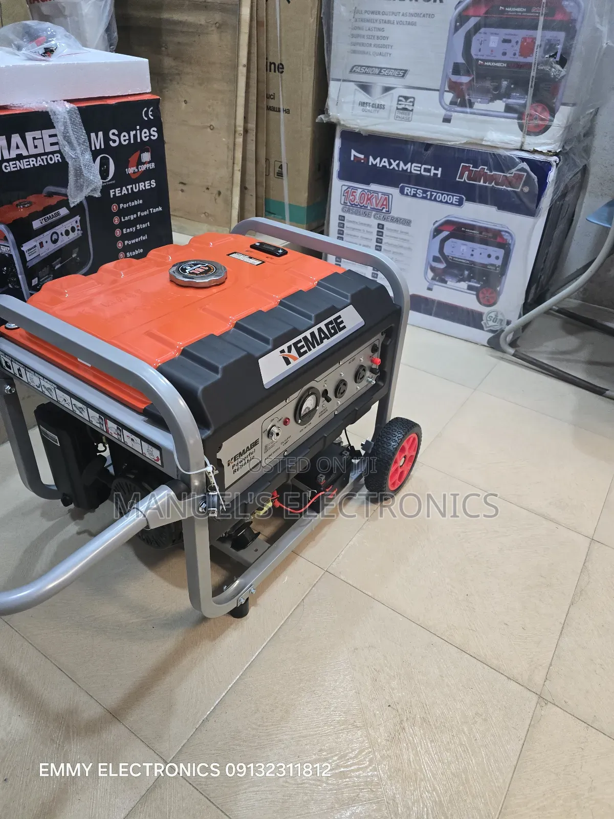 Quality Kemage Remote Control Petrol Generator 4.5kva Copper Coil