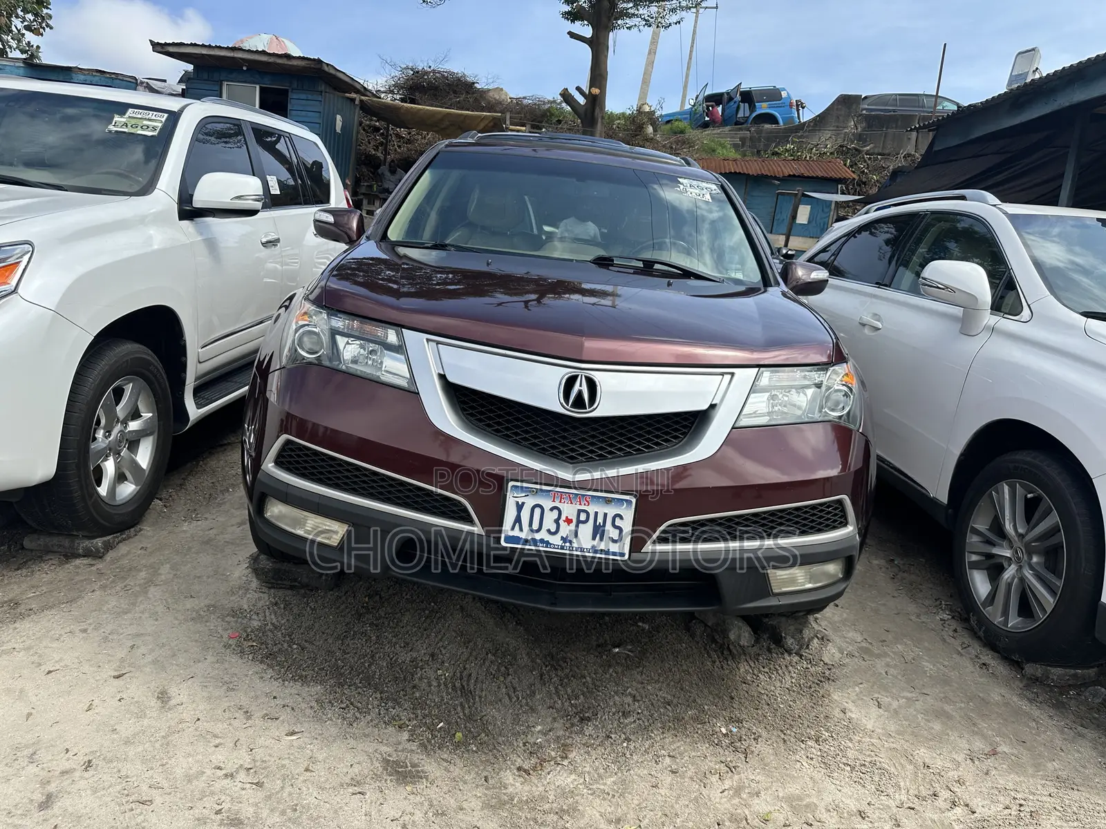 Acura MDX 2012 Red