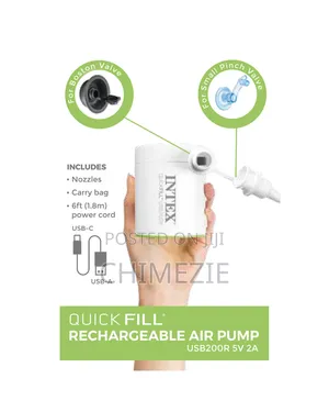 Usb [ Can Use Bank to Operate ]Mini Electric Pump for Pumping Air Beds
