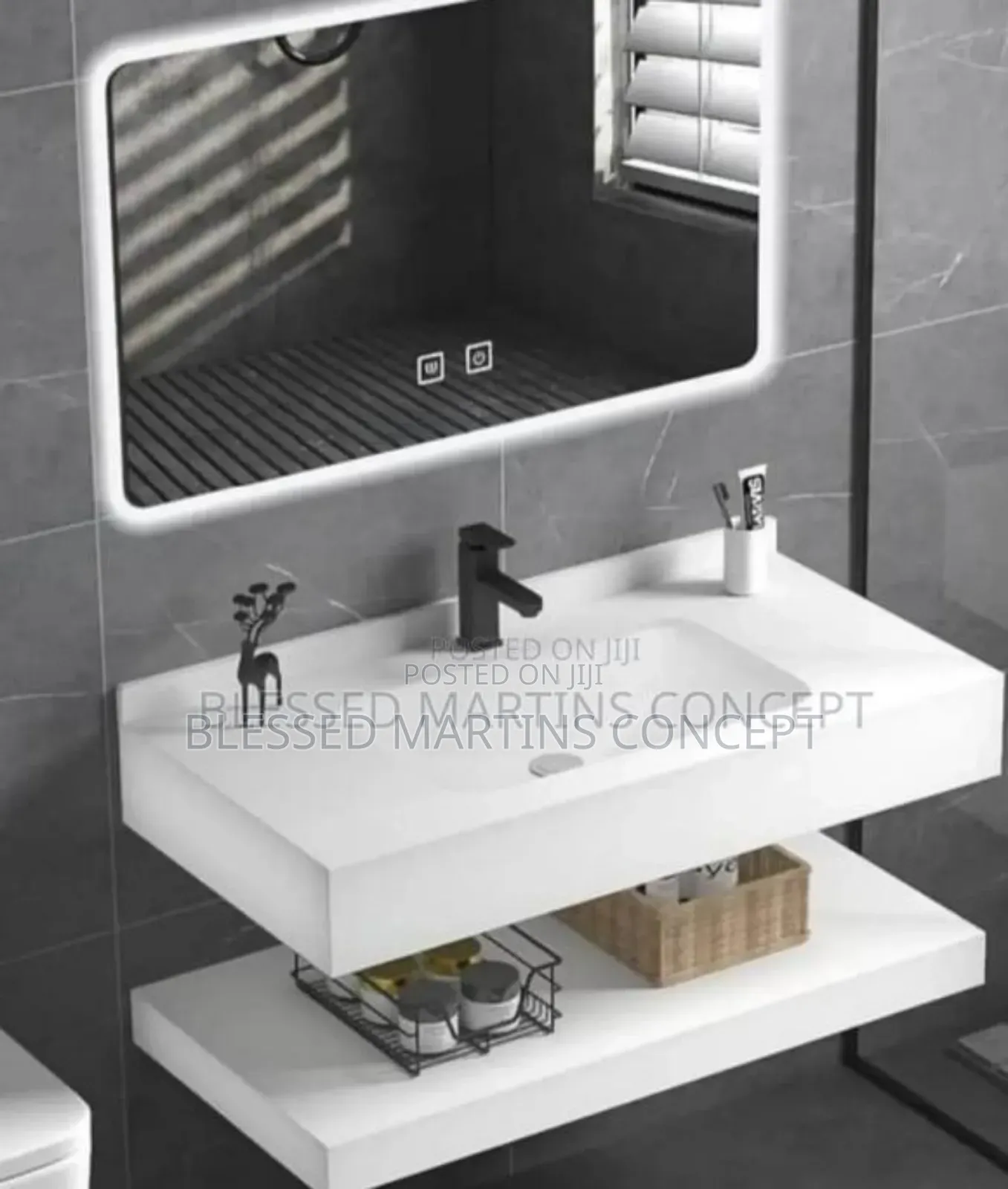 Cabinet Basin With Mirror