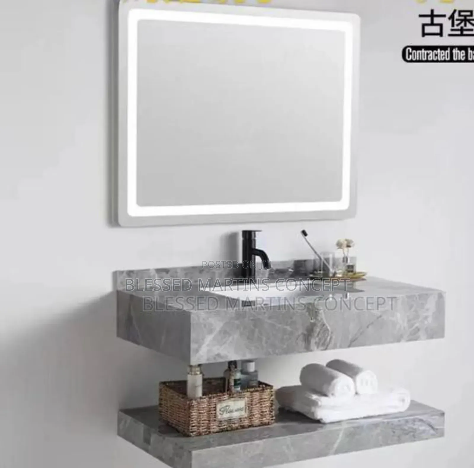 Cabinet Basin With Mirror
