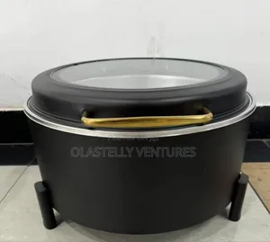 Top Notch Luxury Black Chaffing Dish. H