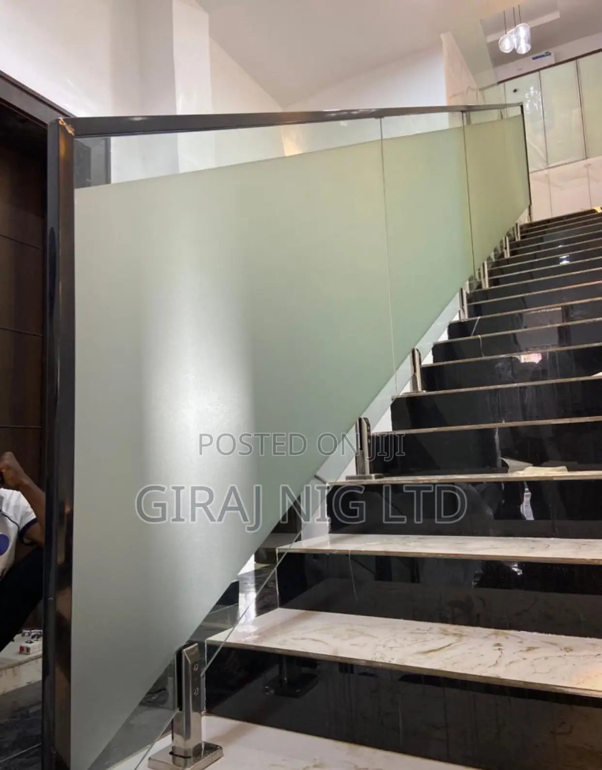 Frosted Glass Railings