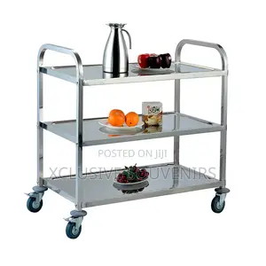 Rust-proof And Durable Stainless Steel Restaurant/Hotel Cart